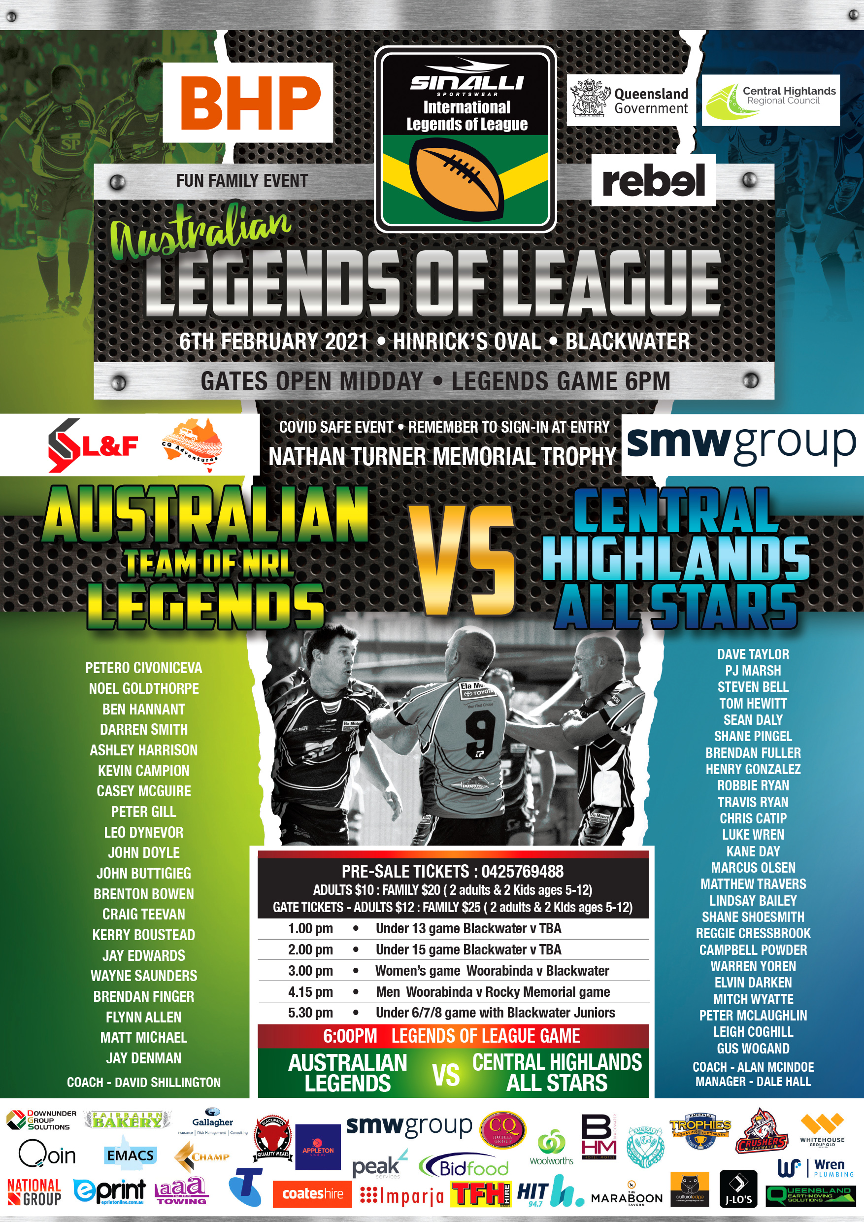2021 Legends of league poster central highlands jan21 rgb online