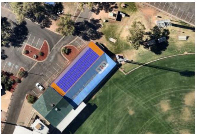 Alice springs solar image proposed solar installation at the afl grounds