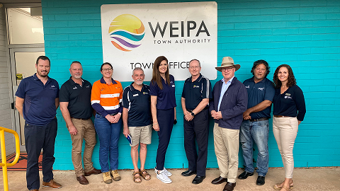 Brent and LGAQ at Weipa