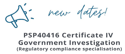 Training new dates Certificate IV Govt Investigation_compressed