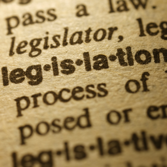 Changes to legislation