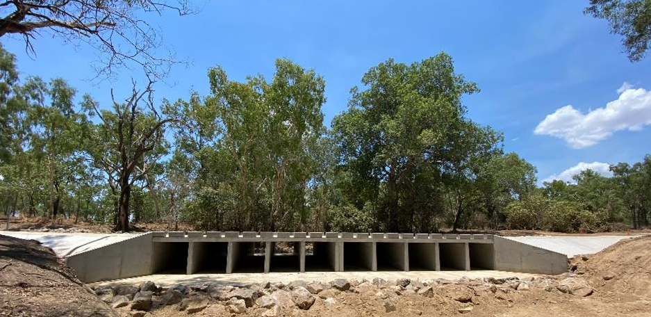 Magnificent Creek causeway with 10 multi cell box culverts_Kowanyama Carpentaria